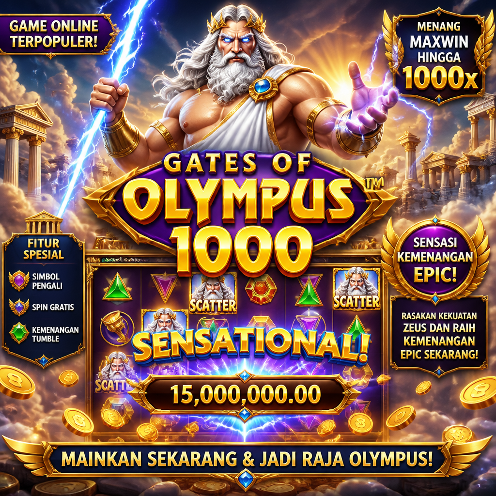 Gates of Olympus 1000 - Game Online Bertema Dewa Zeus Dengan Kemenangan Epik