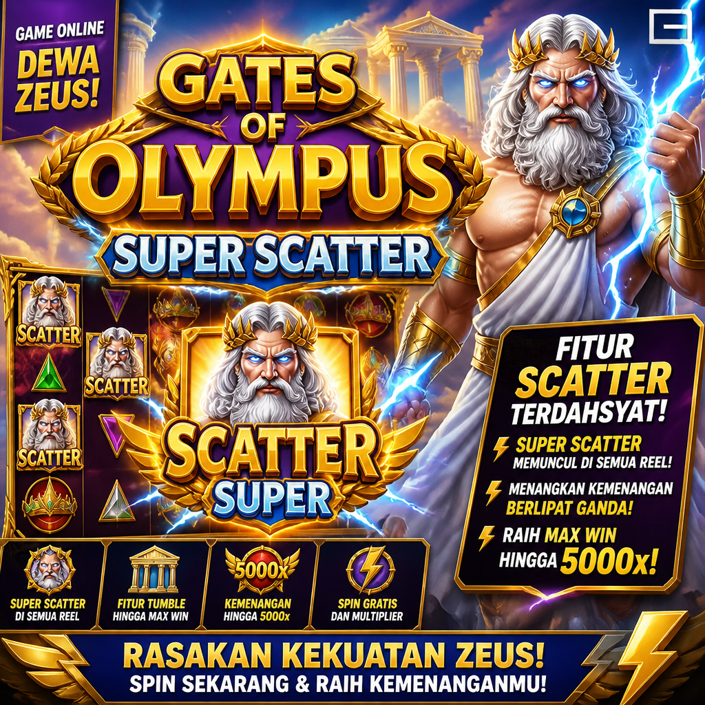 Gates of Olympus Super Scatter - Game Online Dewa Zeus Dengan Fitur Scatter Terdahsyat