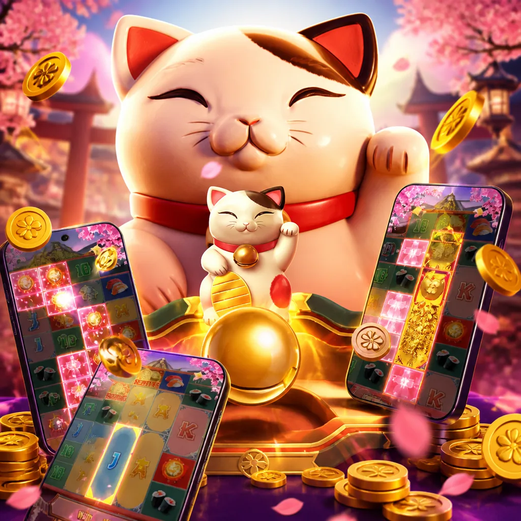 Lucky Neko - Game Online Bertema Kucing Keberuntungan Jepang Dengan 32.400 Cara Menang
