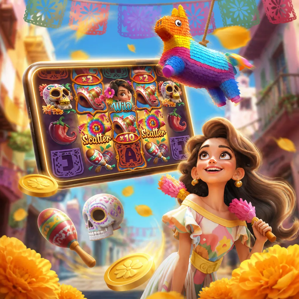 Pinata Wins - Game Online Bertema Fiesta Meksiko Dengan Multiplier Bingkai Emas Hingga 100x